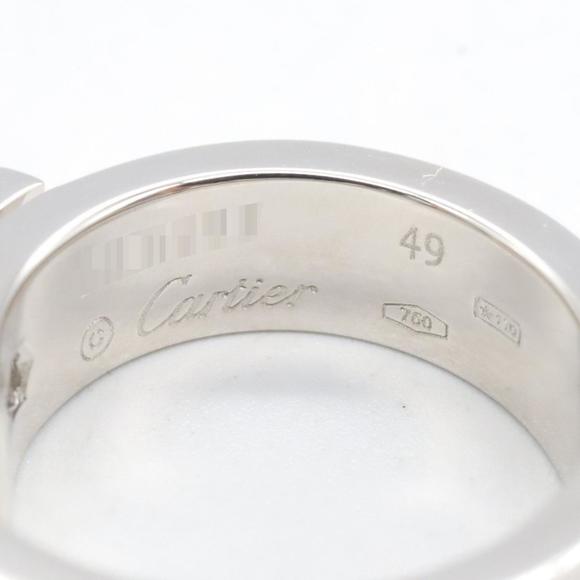 CARTIER Authentic 18k Silver Diamond Ring - Picture 4 of 7